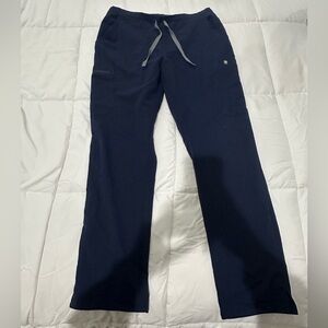 Navy blue women’s fig scrub pants